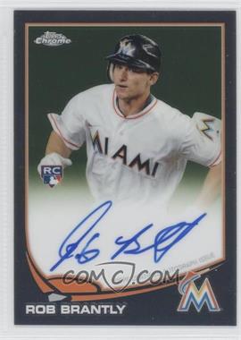 2013 Topps Chrome - [Base] - Rookie Autographs #27 - Rob Brantly