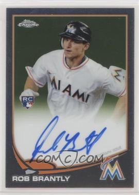 2013 Topps Chrome - [Base] - Rookie Autographs #27 - Rob Brantly