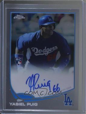 2013 Topps Chrome - [Base] - Rookie Autographs #YP - Yasiel Puig [Noted]