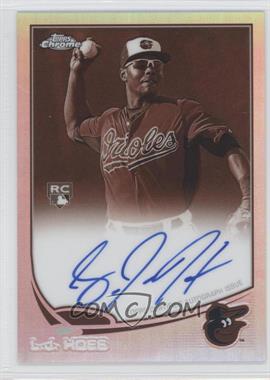 2013 Topps Chrome - [Base] - Sepia Refractor Rookie Autographs #154 - L.J. Hoes /75