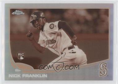 2013 Topps Chrome - [Base] - Sepia Refractor #154 - Nick Franklin /75