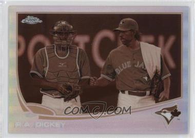 2013 Topps Chrome - [Base] - Sepia Refractor #62 - R.A. Dickey /75