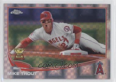 2013 Topps Chrome - [Base] - X-Fractor #1 - Mike Trout