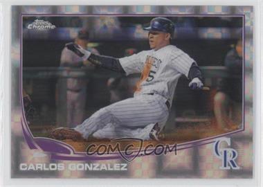 2013 Topps Chrome - [Base] - X-Fractor #131 - Carlos Gonzalez