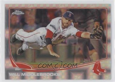 2013 Topps Chrome - [Base] - X-Fractor #133 - Will Middlebrooks