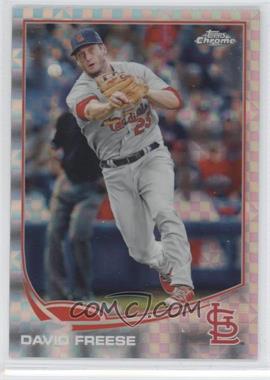 2013 Topps Chrome - [Base] - X-Fractor #135 - David Freese