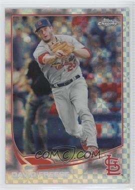 2013 Topps Chrome - [Base] - X-Fractor #135 - David Freese