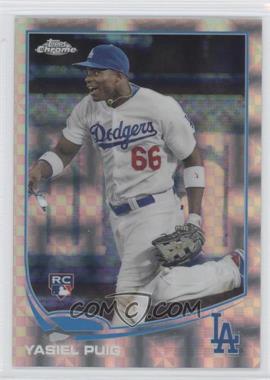 2013 Topps Chrome - [Base] - X-Fractor #138 - Yasiel Puig