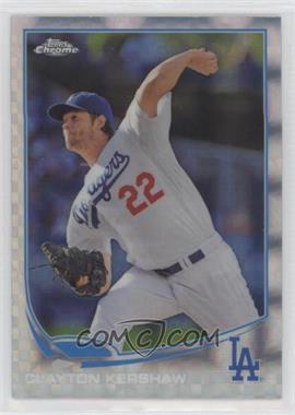 2013 Topps Chrome - [Base] - X-Fractor #175 - Clayton Kershaw