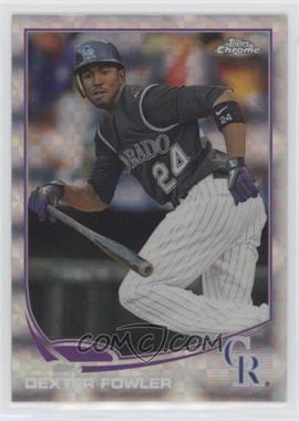 2013 Topps Chrome - [Base] - X-Fractor #191 - Dexter Fowler