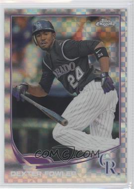 2013 Topps Chrome - [Base] - X-Fractor #191 - Dexter Fowler