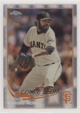 2013 Topps Chrome - [Base] - X-Fractor #51 - Sergio Romo