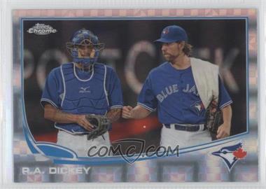 2013 Topps Chrome - [Base] - X-Fractor #62 - R.A. Dickey