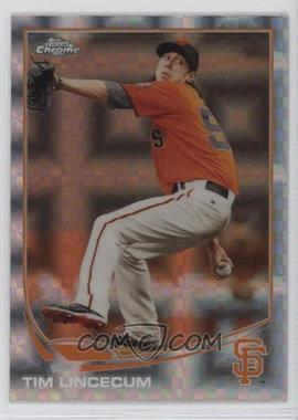 2013 Topps Chrome - [Base] - X-Fractor #64 - Tim Lincecum