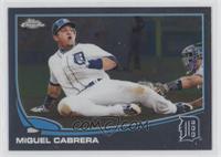 Miguel Cabrera (White Jersey; Sliding)