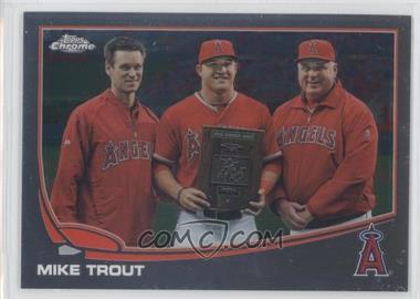 2013 Topps Chrome - [Base] #1.2 - Mike Trout (Holding Trophy)