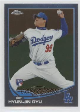 2013 Topps Chrome - [Base] #25.1 - Hyun-jin Ryu (Pitching)