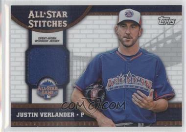 2013 Topps Chrome Update - All-Star Stitches #ASR-JV - Justin Verlander