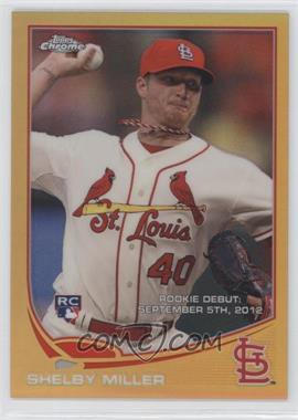 2013 Topps Chrome Update - [Base] - Gold Refractor #MB-44 - Shelby Miller /250