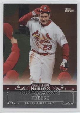 2013 Topps Chrome Update - Postseason Heroes #PH-1 - David Freese