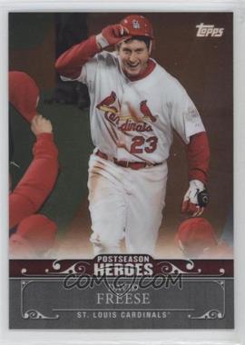 2013 Topps Chrome Update - Postseason Heroes #PH-1 - David Freese