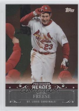 2013 Topps Chrome Update - Postseason Heroes #PH-1 - David Freese