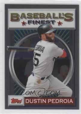 2013 Topps Finest - 1993 Topps Finest Design #93F-DPE - Dustin Pedroia