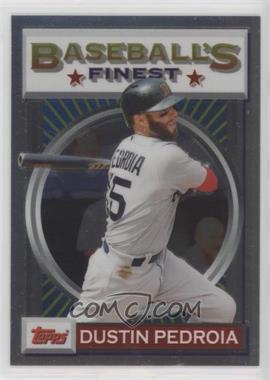 2013 Topps Finest - 1993 Topps Finest Design #93F-DPE - Dustin Pedroia