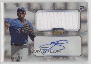 2013 Topps Finest - Autograph Jumbo Relic Rookie Refractor - X-Fractor #AJR-JP - Jurickson Profar /149