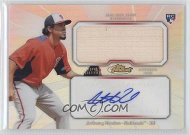 2013 Topps Finest - Autograph Jumbo Relic Rookie Refractor #AJR-AR2 - Anthony Rendon