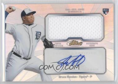 2013 Topps Finest - Autograph Jumbo Relic Rookie Refractor #AJR-BR - Bruce Rondon
