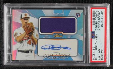 2013 Topps Finest - Autograph Jumbo Relic Rookie Refractor #AJR-DB - Dylan Bundy [PSA 8 NM‑MT]