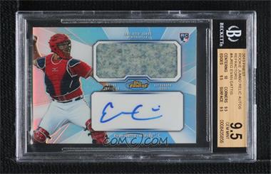 2013 Topps Finest - Autograph Jumbo Relic Rookie Refractor #AJR-EG - Evan Gattis [BGS 9.5 GEM MINT]