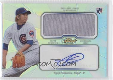 2013 Topps Finest - Autograph Jumbo Relic Rookie Refractor #AJR-KF - Kyuji Fujikawa