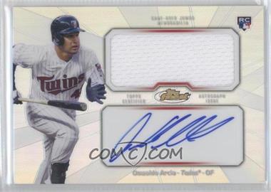 2013 Topps Finest - Autograph Jumbo Relic Rookie Refractor #AJR-OA - Oswaldo Arcia