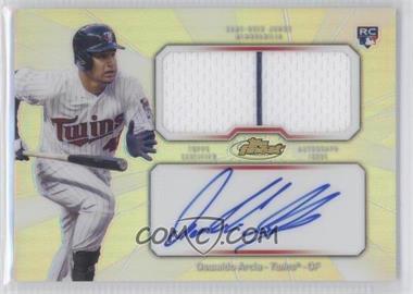 2013 Topps Finest - Autograph Jumbo Relic Rookie Refractor #AJR-OA - Oswaldo Arcia