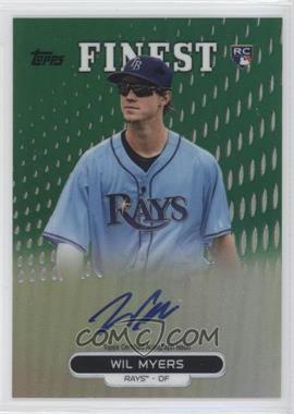 2013 Topps Finest - Autograph Rookie Refractor - Green #RA-WM - Wil Myers /125