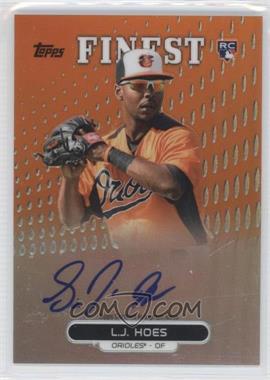 2013 Topps Finest - Autograph Rookie Refractor - Orange #RA-LH - L.J. Hoes /99