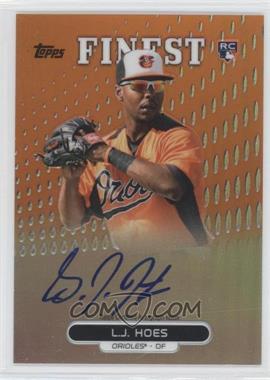 2013 Topps Finest - Autograph Rookie Refractor - Orange #RA-LH - L.J. Hoes /99