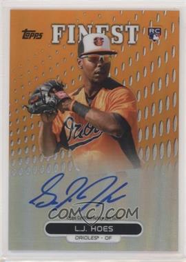 2013 Topps Finest - Autograph Rookie Refractor - Orange #RA-LH - L.J. Hoes /99