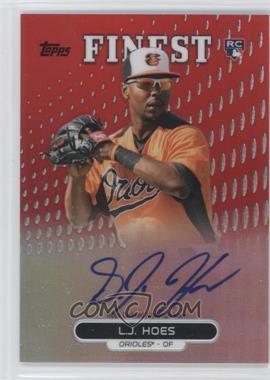 2013 Topps Finest - Autograph Rookie Refractor - Red #RA-LH - L.J. Hoes /25