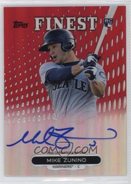 2013 Topps Finest - Autograph Rookie Refractor - Red #RA-MZ - Mike Zunino /25