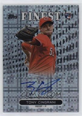 2013 Topps Finest - Autograph Rookie Refractor - X-Fractor #RA-TCI - Tony Cingrani /149