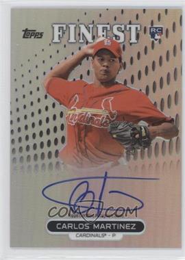 2013 Topps Finest - Autograph Rookie Refractor #RA-CM - Carlos Martinez