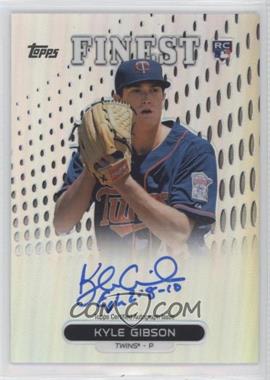 2013 Topps Finest - Autograph Rookie Refractor #RA-KG - Kyle Gibson