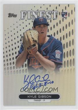 2013 Topps Finest - Autograph Rookie Refractor #RA-KG - Kyle Gibson