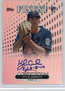 2013 Topps Finest - Autograph Rookie Refractor #RA-KG - Kyle Gibson