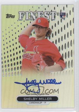 2013 Topps Finest - Autograph Rookie Refractor #RA-SM - Shelby Miller