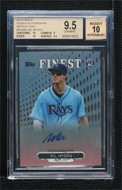 2013 Topps Finest - Autograph Rookie Refractor #RA-WM - Wil Myers [BGS 9.5 GEM MINT]