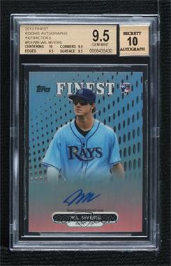 2013 Topps Finest - Autograph Rookie Refractor #RA-WM - Wil Myers [BGS 9.5 GEM MINT]